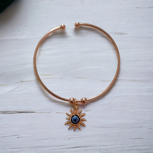 Sun evil eye bracelet(GOLDEN)