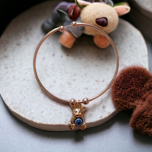 Teddy bracelet evil eye