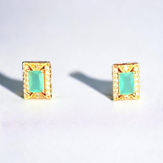 SKY BLUE GEMSTONE STUD