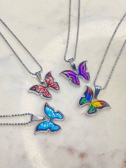 COMBO OFFER - 4 BUTTERFLY PENDANT