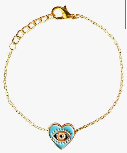 DAINTY EVIL EYE BRACELET