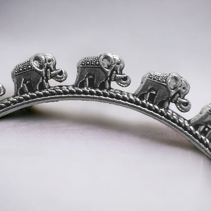 OXIDIZED ELEPHANT BANGLES