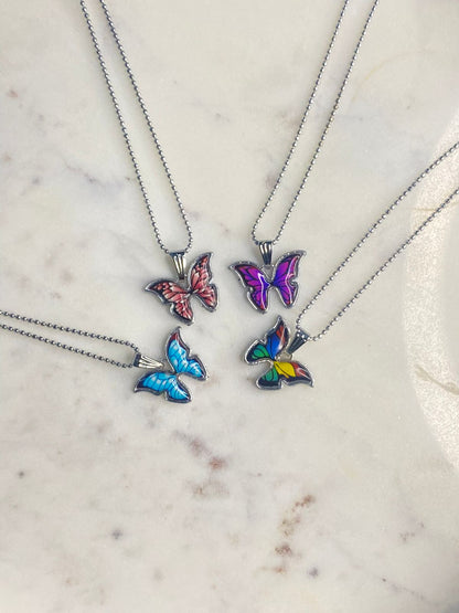 COMBO OFFER - 4 BUTTERFLY PENDANT