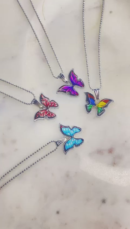 COMBO OFFER - 4 BUTTERFLY PENDANT